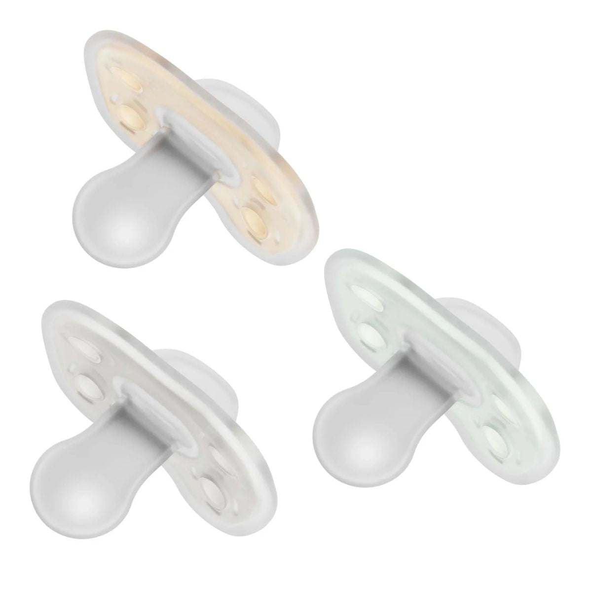 Dr. Brown’s Advantage One-Piece Silicone Pacifier 3-Pack - 0-6M - Soft One-Piece Silicone