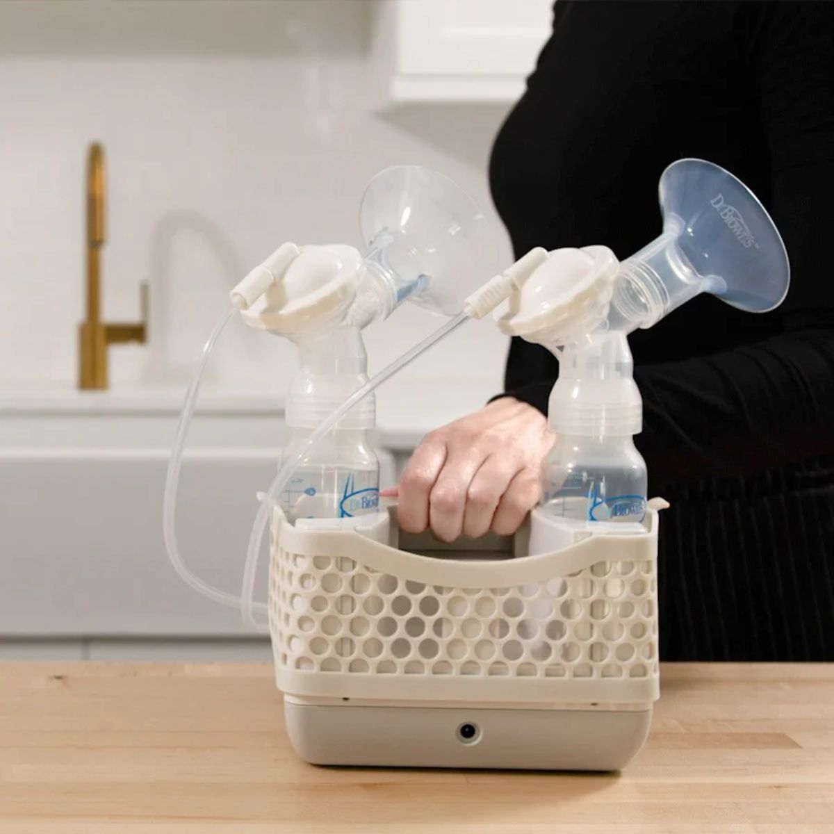 Dr. Brown’s Customflow Double Electric Breast Pump - Lightweight & Convenient Design
