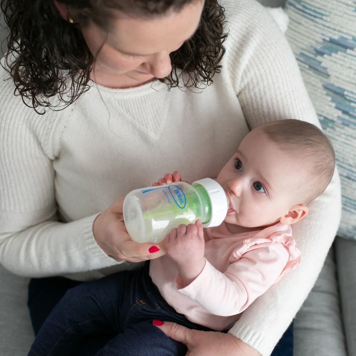 Dr. Brown’s Natural Flow Narrow Baby Bottle Silicone Nipple 2-Pack - Natural Breast-Like Latch