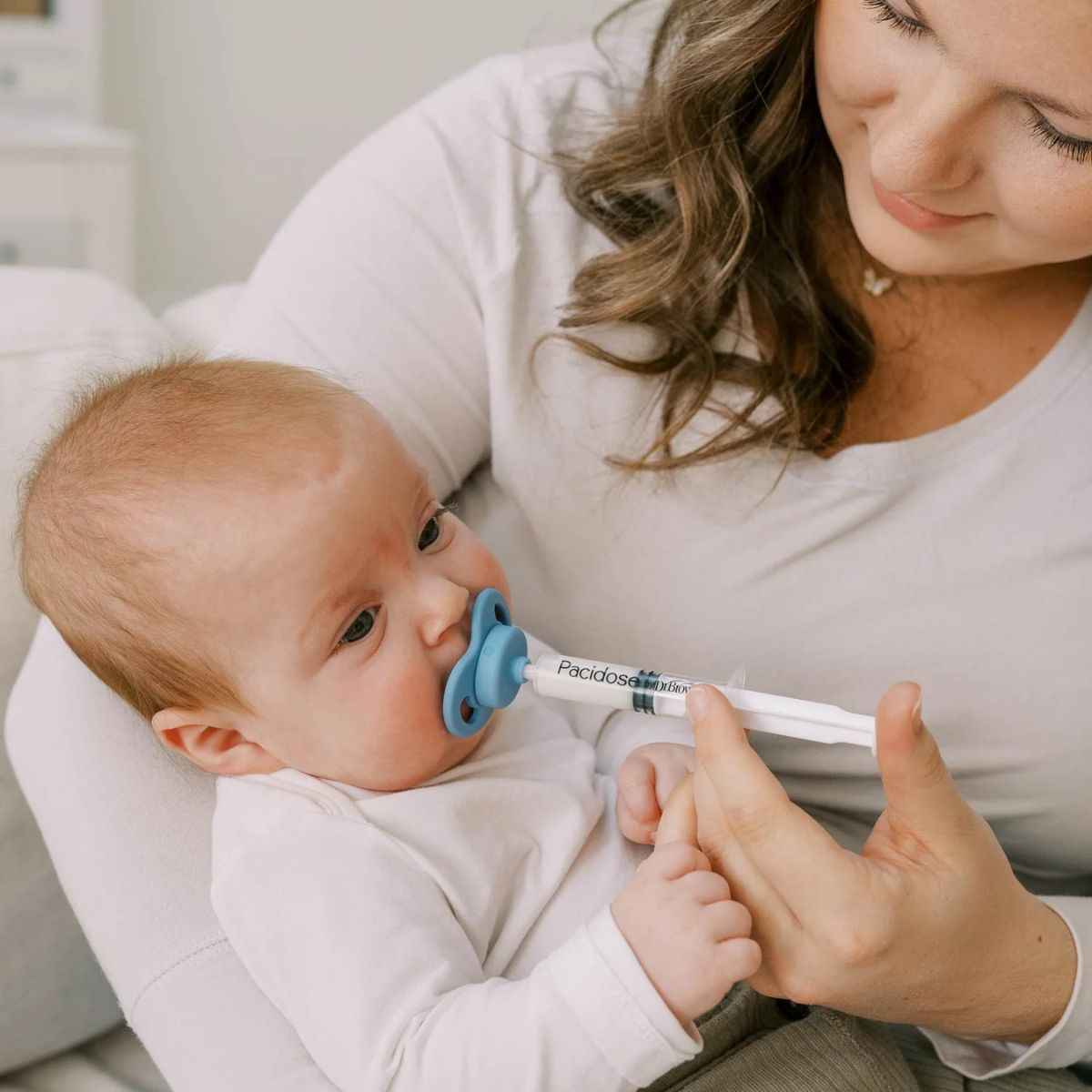 Dr. Brown’s Pacidose Liquid Medicine Dispenser with Oral Syringe - Helps Reduce Spitting Out Medicine